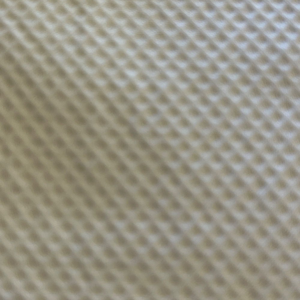 Ann Taylor White Stretch Waffle Weave, Honeycomb Straight Leg Pants Size 2 - Picture 7 of 7